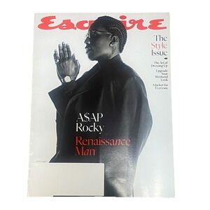 Esquire Magazine March 2026 Mens Style‎ Fashion A$AP Rocky, Style Issue